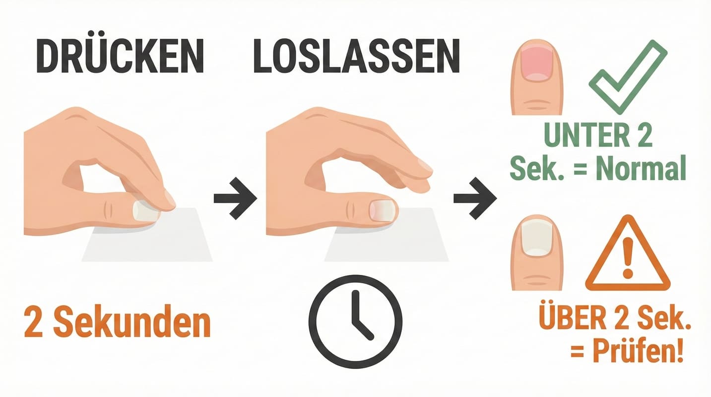 Nagel-Test Anleitung