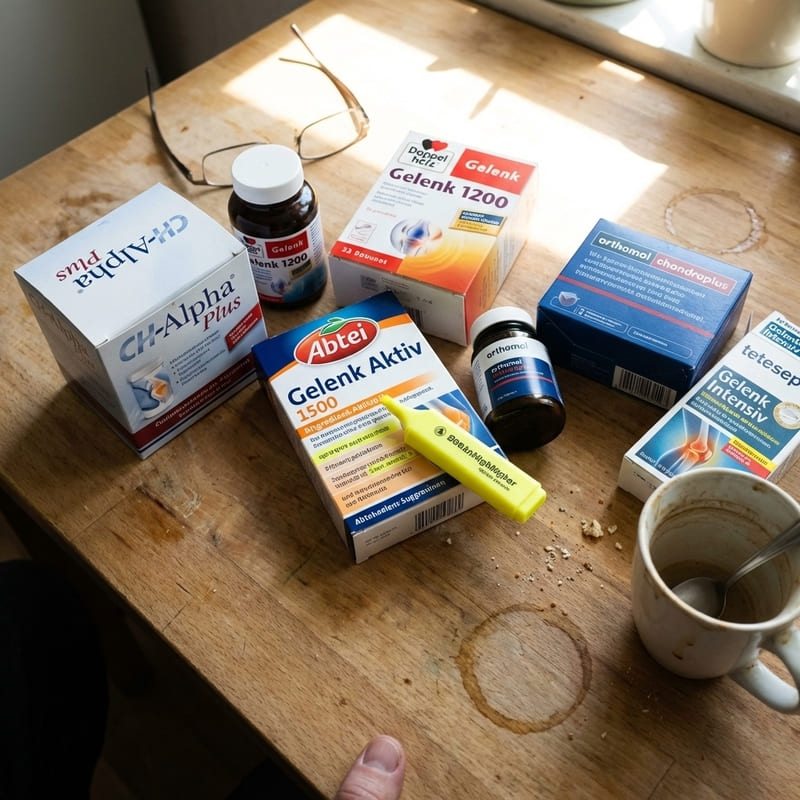 Verschiedene Kombipräparate mit markierter Zutatenliste