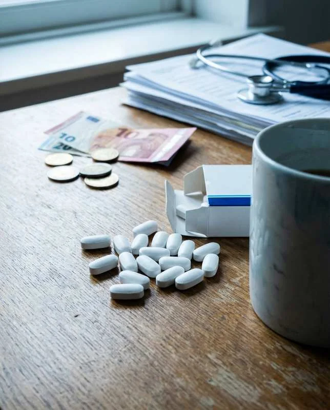 Pillen und Geld