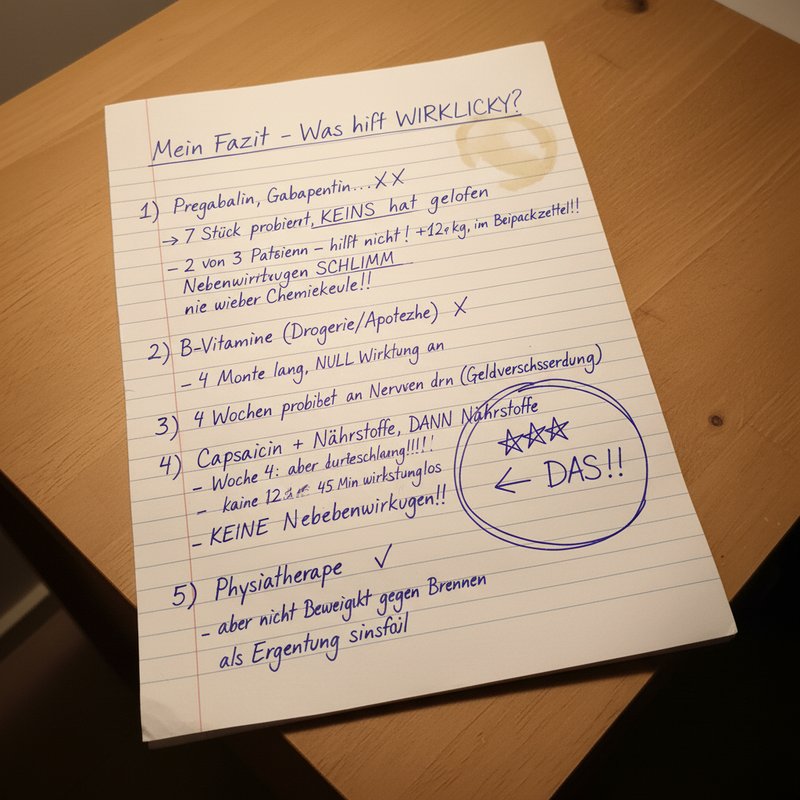 Handschriftliche Vergleichsnotizen