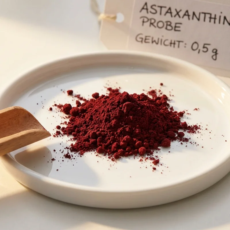 Astaxanthin — rotes natürliches Antioxidans